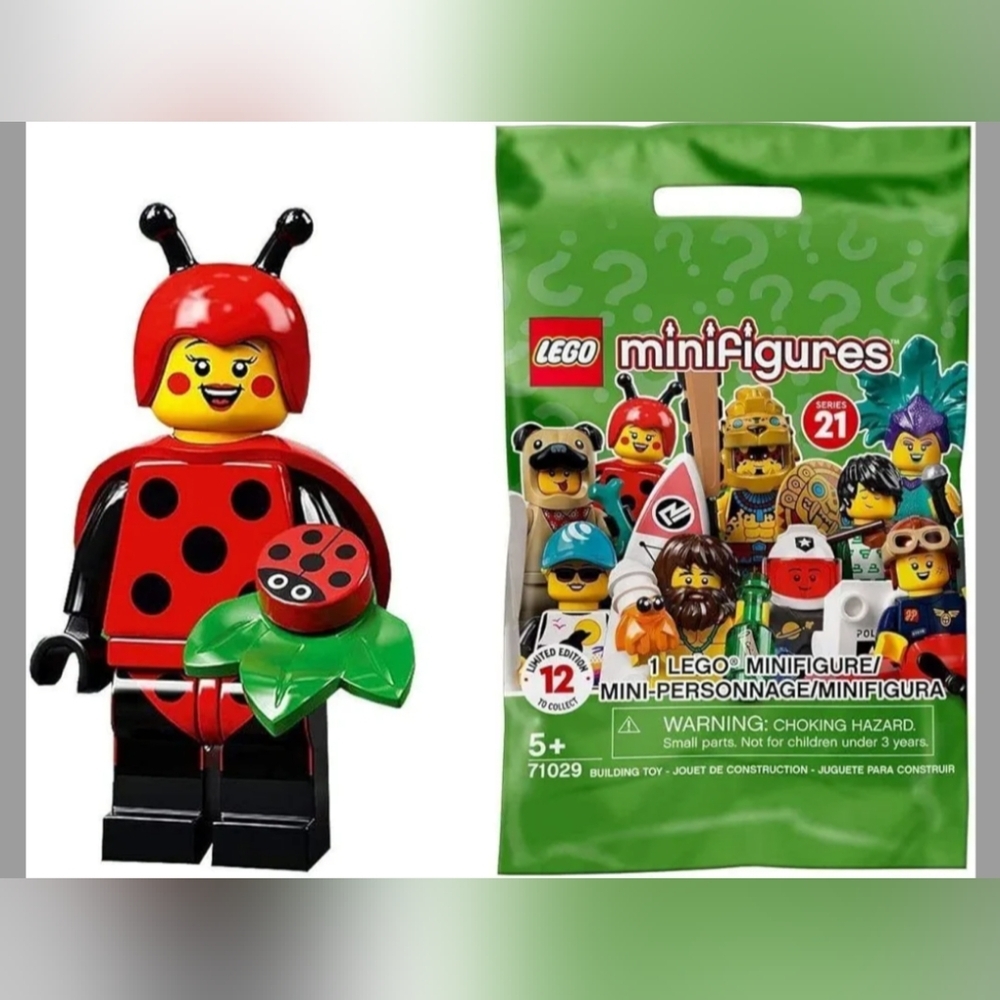 Lego Minifigures 71029 Series 21 Ladybug Limited Edition Mystery Bag